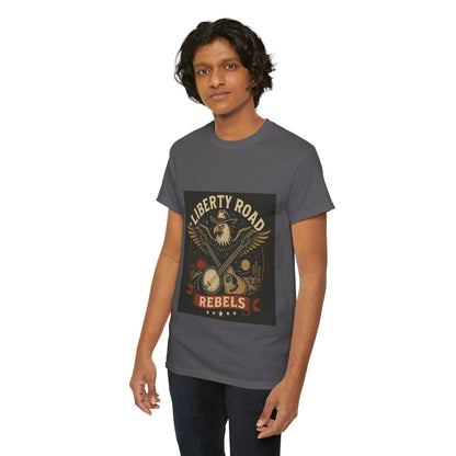 Liberty Road Rebels Vintage Americana Style Tee Unisex T-Shirt