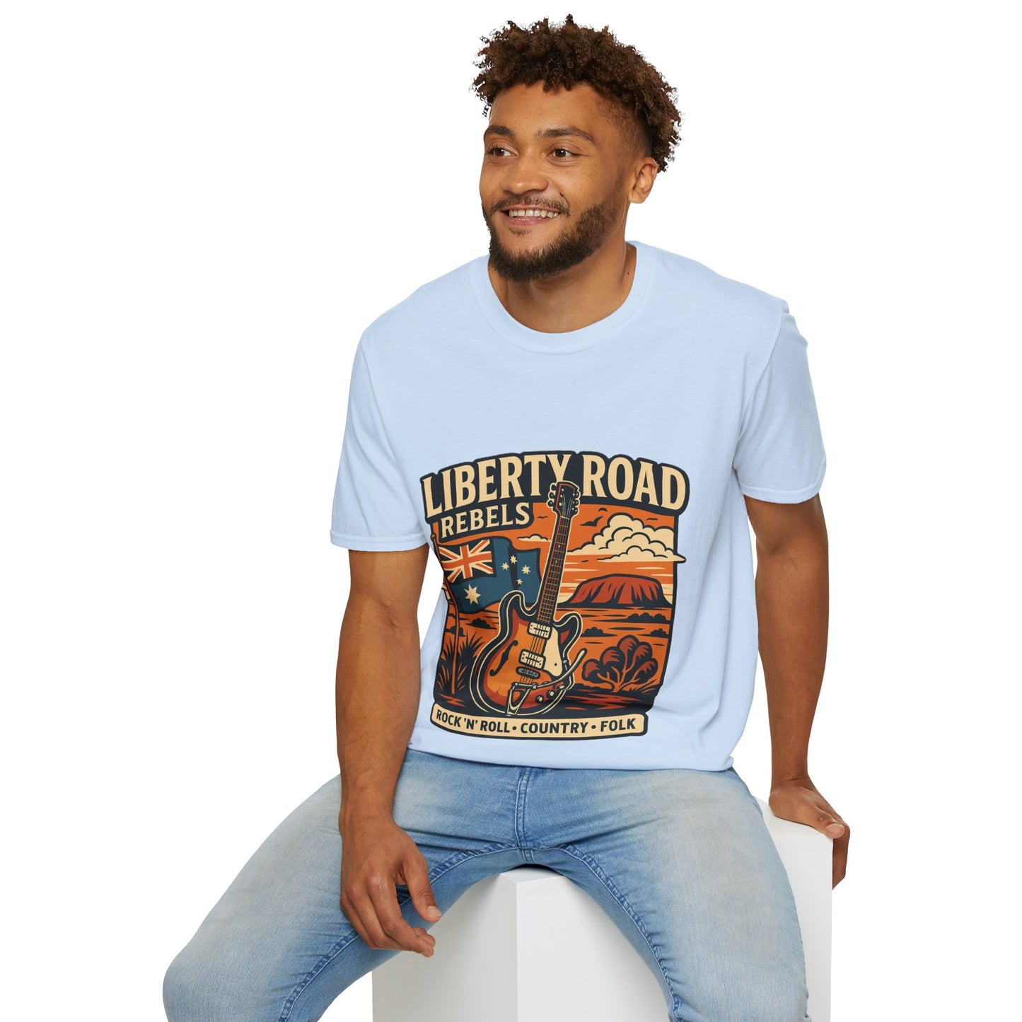Liberty Road Rebels Australiana T-Shirt Unisex Graphic Tee