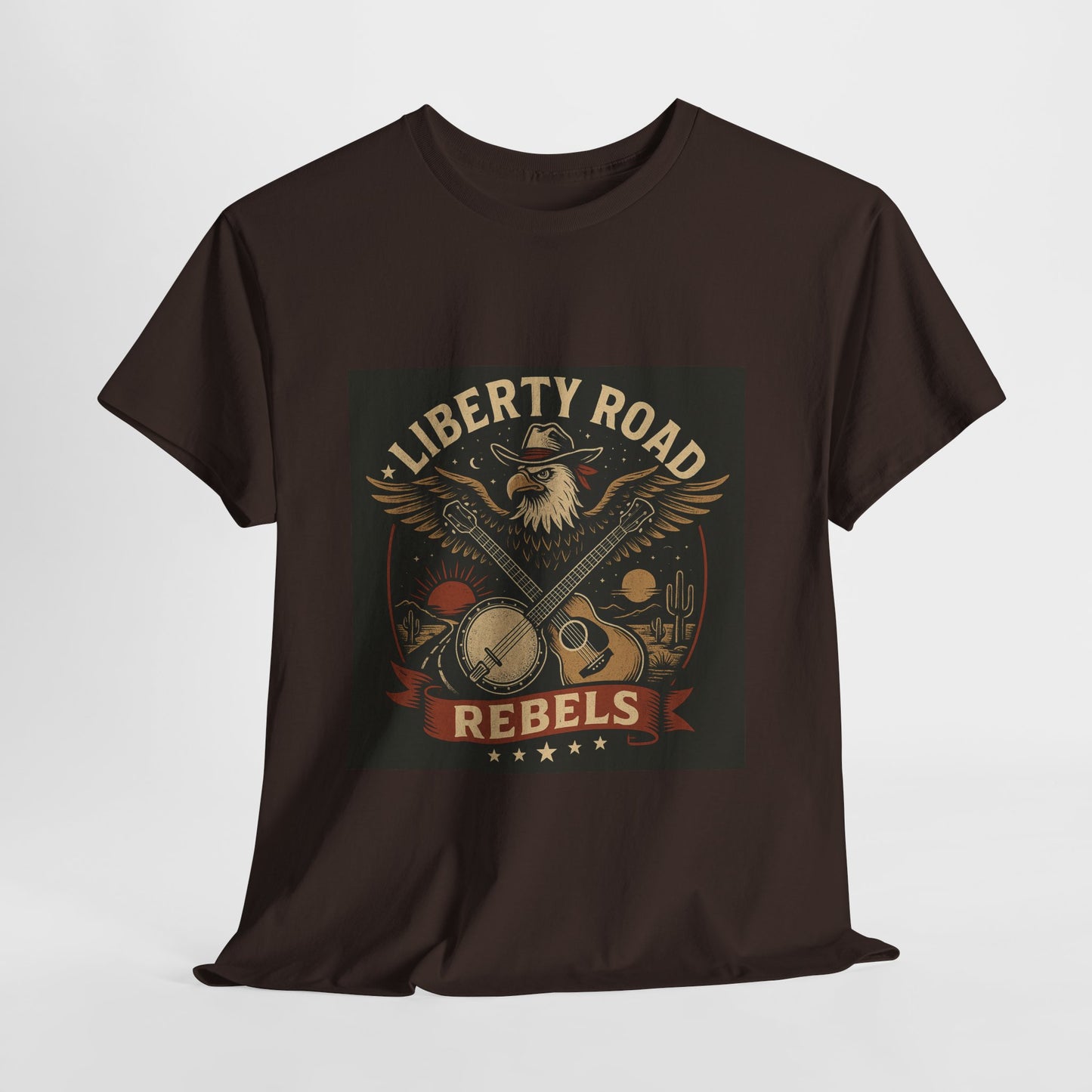 Liberty Road Rebels Vintage Americana Style Tee Unisex T-Shirt