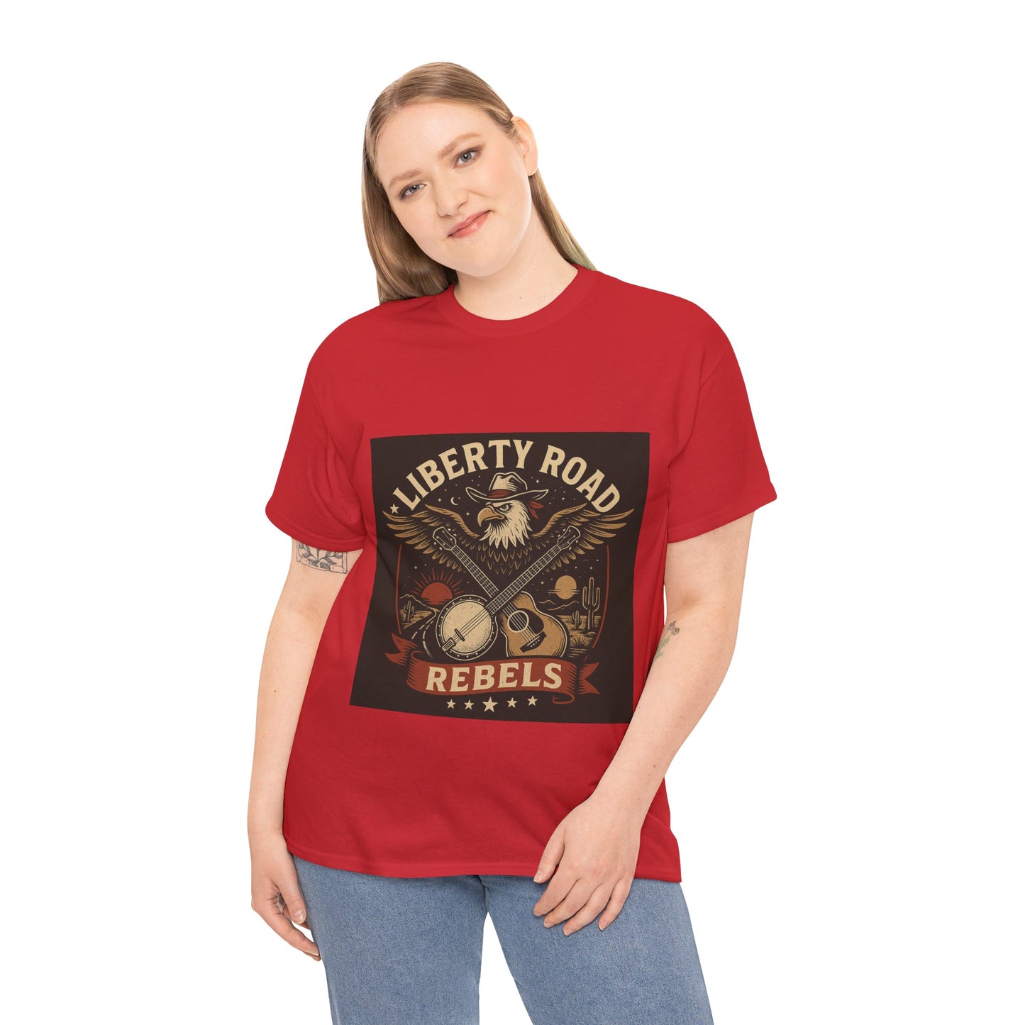 Liberty Road Rebels Vintage Americana Style Tee Unisex T-Shirt