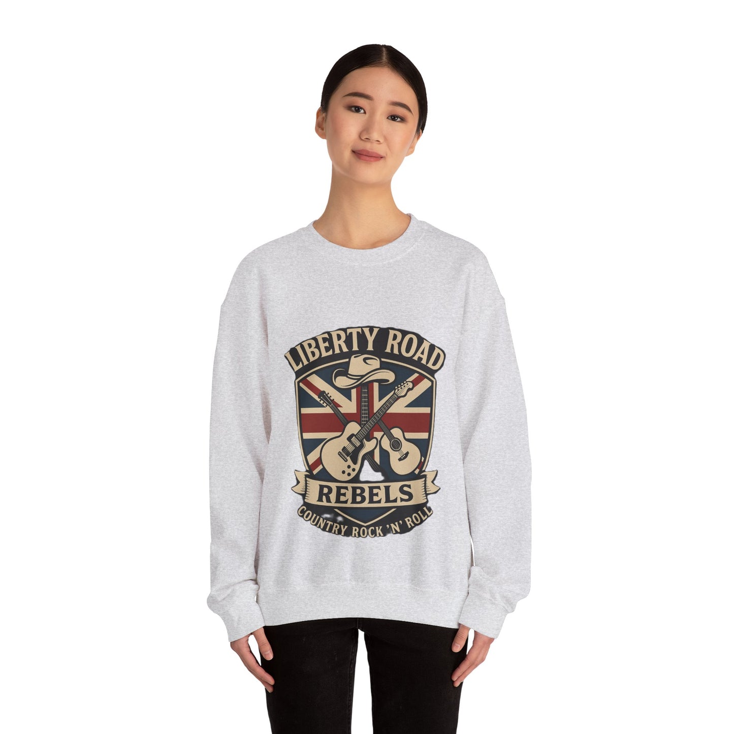 Liberty Road Rebels Britannia Sweatshirt Unisex Crewneck Longsleeve T-Shirt