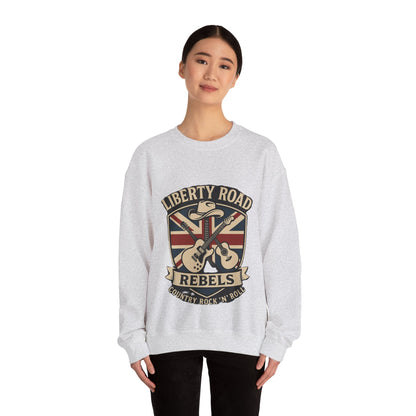 Liberty Road Rebels Britannia Sweatshirt Unisex Crewneck Longsleeve T-Shirt
