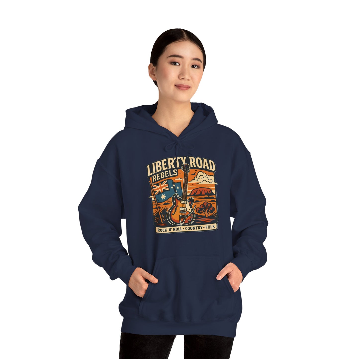 Liberty Road Rebels Australiana Hoodie