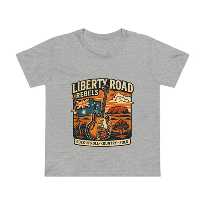 Liberty Road Rebels Vintage Australiana Rock 'n' Roll Tee T-Shirt