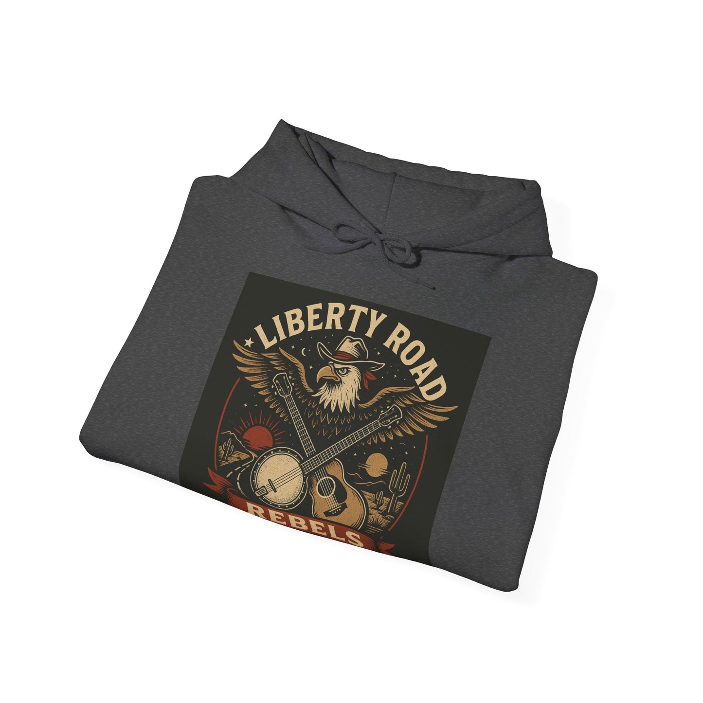 Liberty Road Rebels Vintage Americana Style Sweatshirt Unisex Hoodie