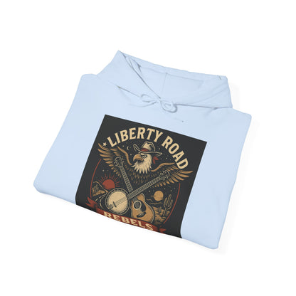 Liberty Road Rebels Vintage Americana Style Sweatshirt Unisex Hoodie