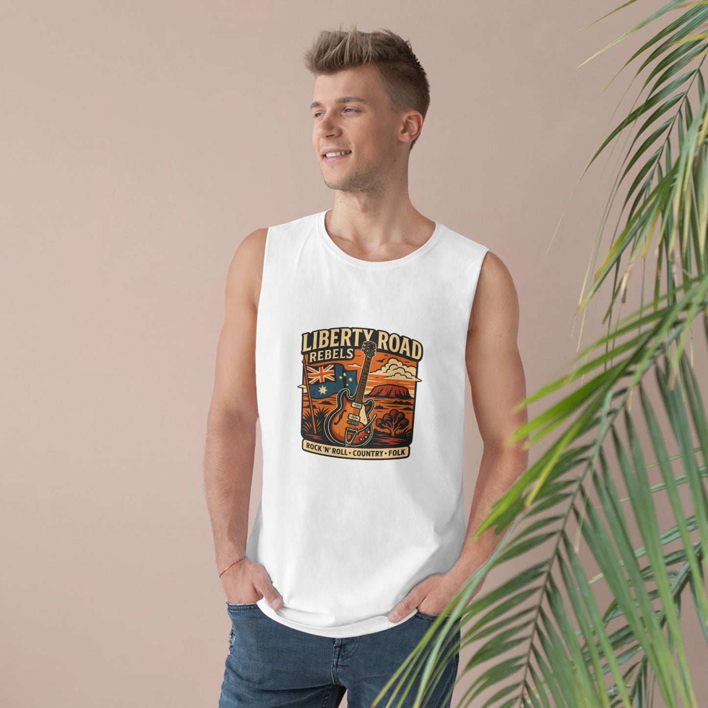 Liberty Road Rebels Australiana Unisex Tank Top Singlet