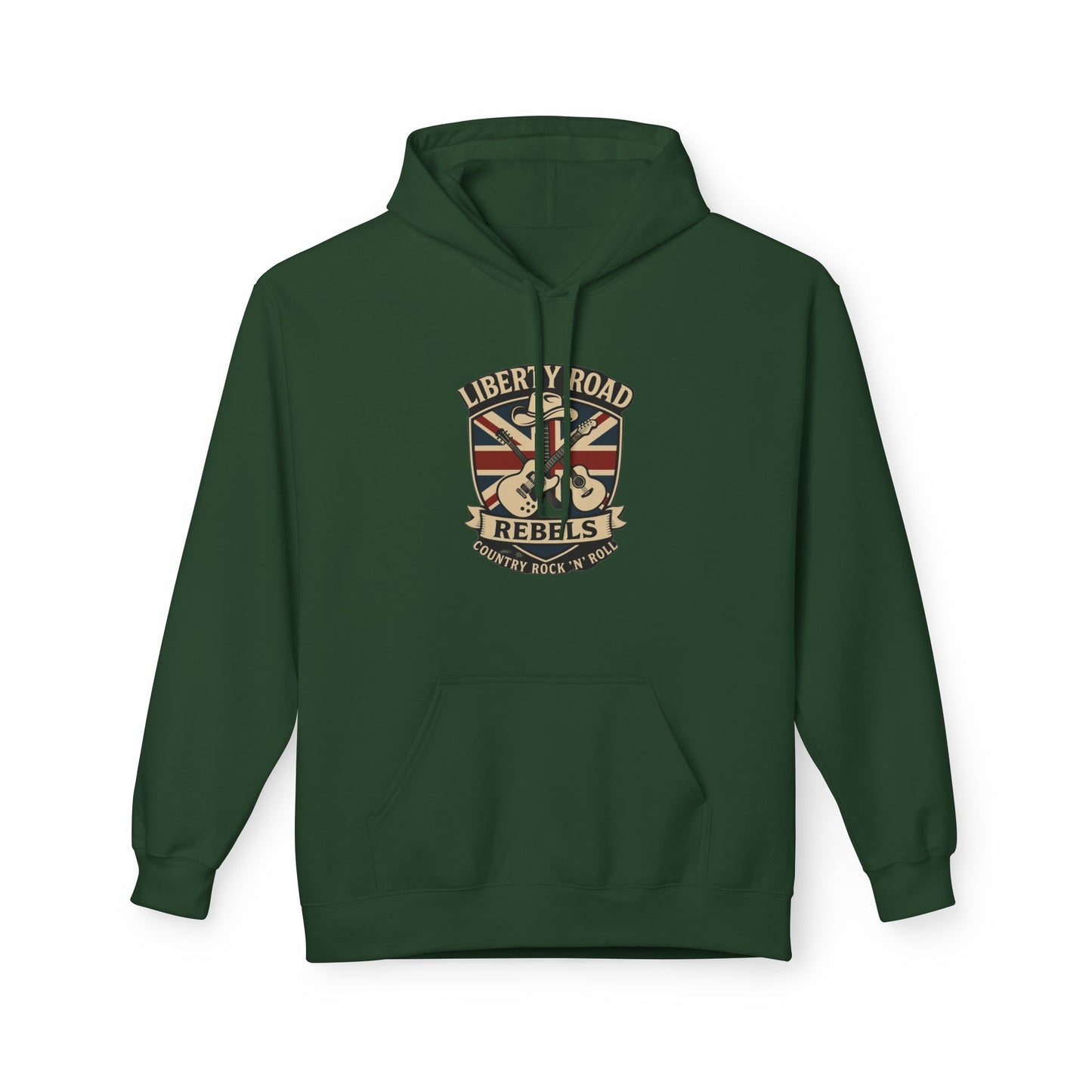 Liberty Road Rebels Britannia Fleece Hoodie Unisex Sweatshirt
