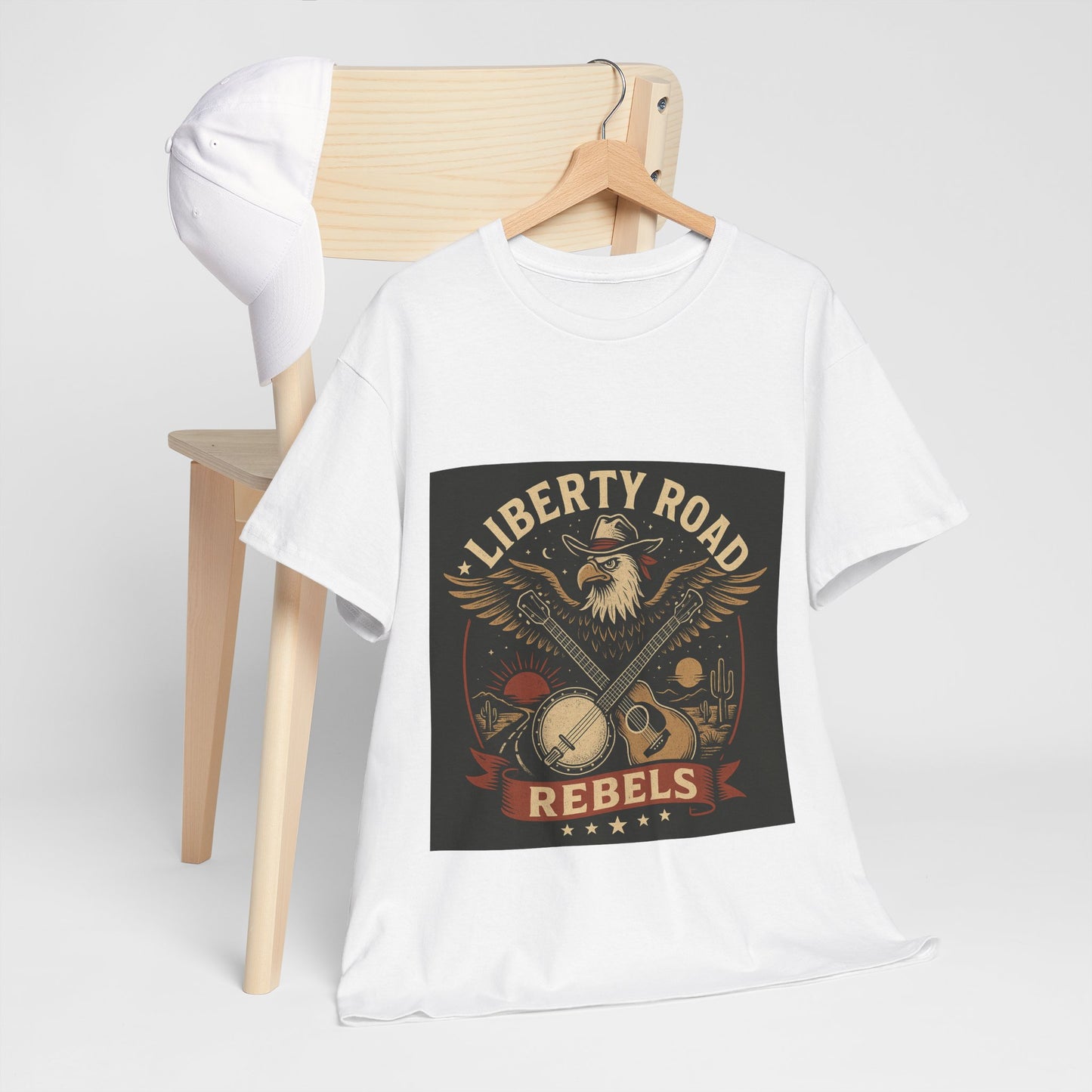 Liberty Road Rebels Vintage Americana Style Tee Unisex T-Shirt