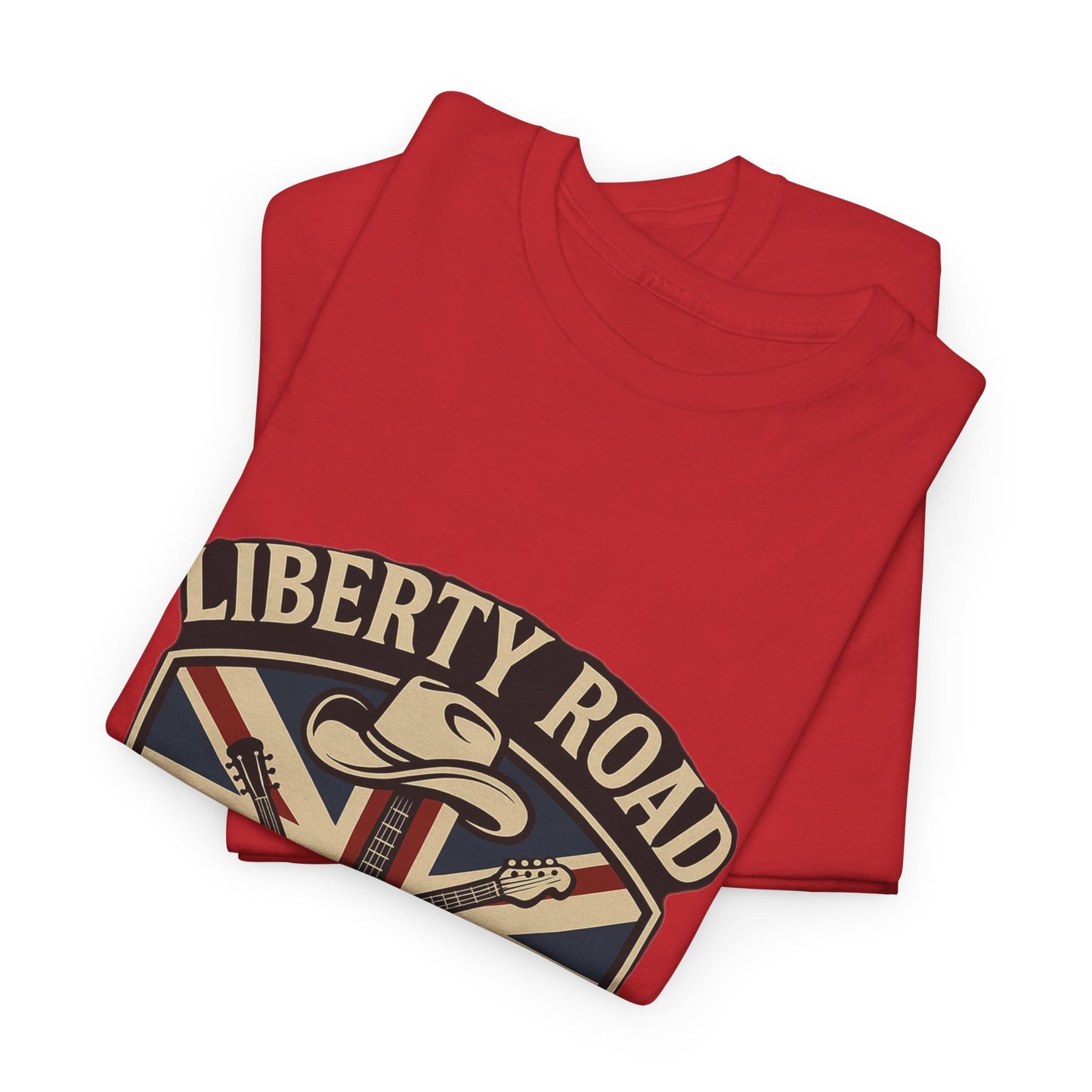 Liberty Road Rebels Britannia Rock 'n' Roll Rebels Tee Unisex Heavy Cotton T-Shirt