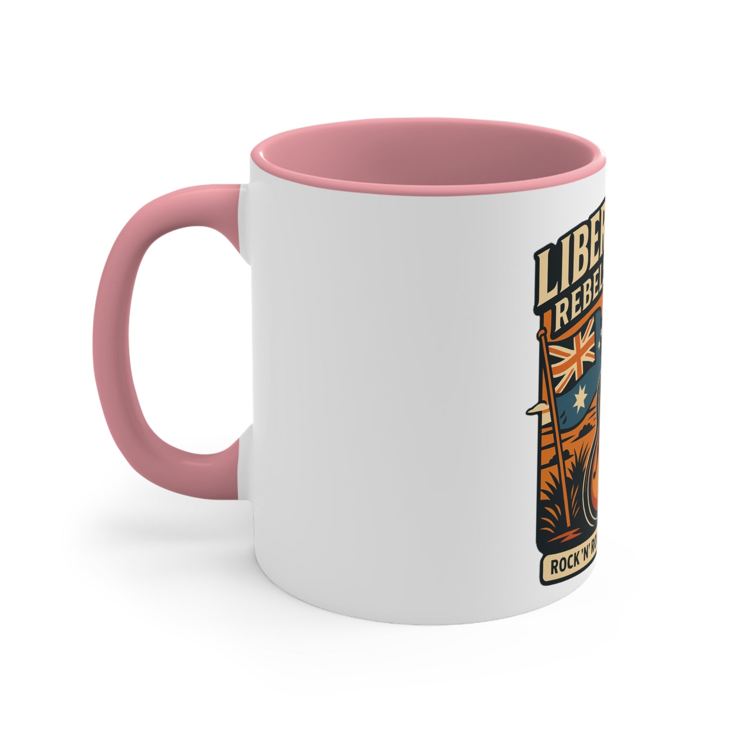 Liberty Road Rebels Australiana Colorful Accent Coffee Mug
