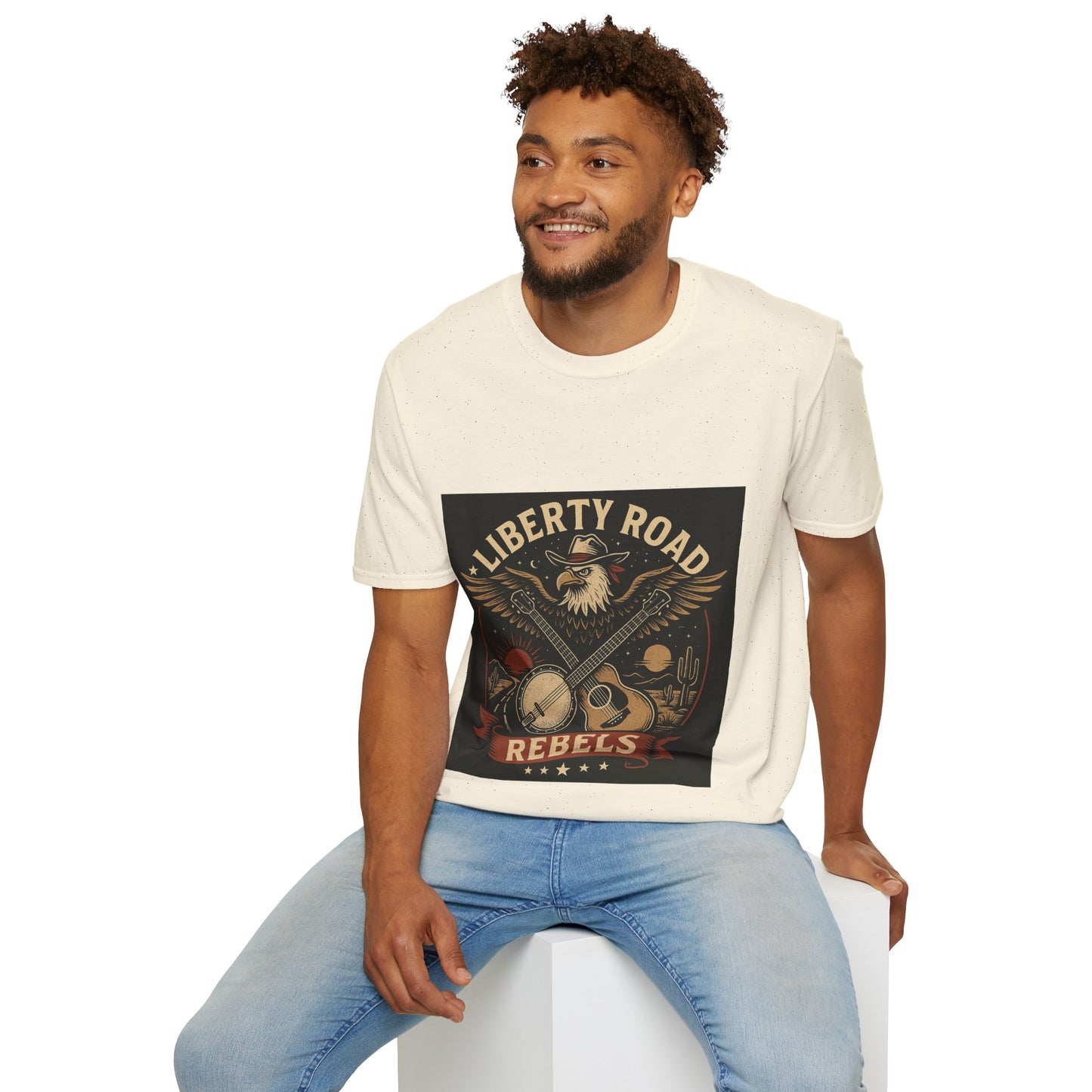 Liberty Road Rebels Vintage Americana Style T-Shirt