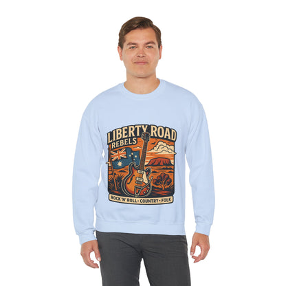 Liberty Road Rebels Australiana Cozy Crewneck Sweatshirt