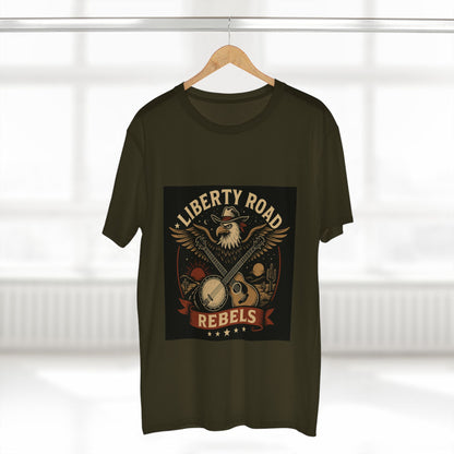 Liberty Road Rebels Vintage Americana Style Tee T-Shirt