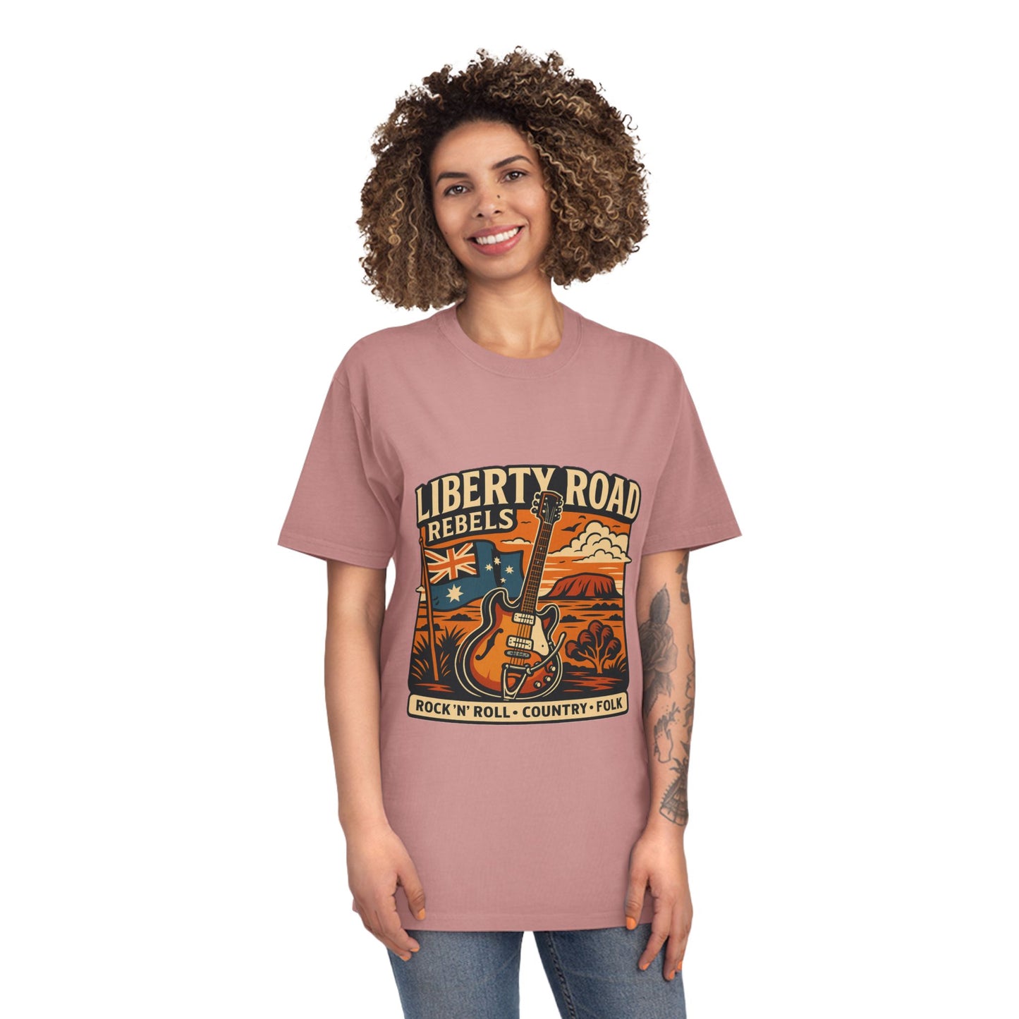 Liberty Road Rebels Australiana Unisex Tee T-Shirt
