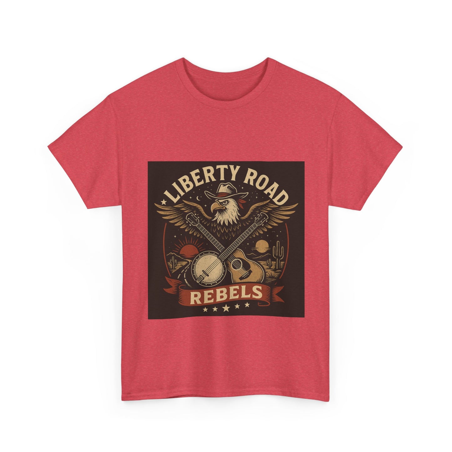 Liberty Road Rebels Vintage Americana Style Tee Unisex T-Shirt