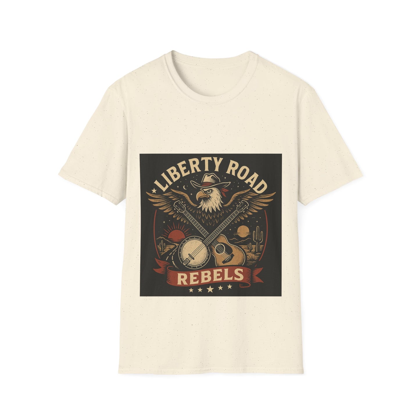 Liberty Road Rebels Vintage Americana Style T-Shirt