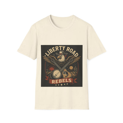 Liberty Road Rebels Vintage Americana Style T-Shirt