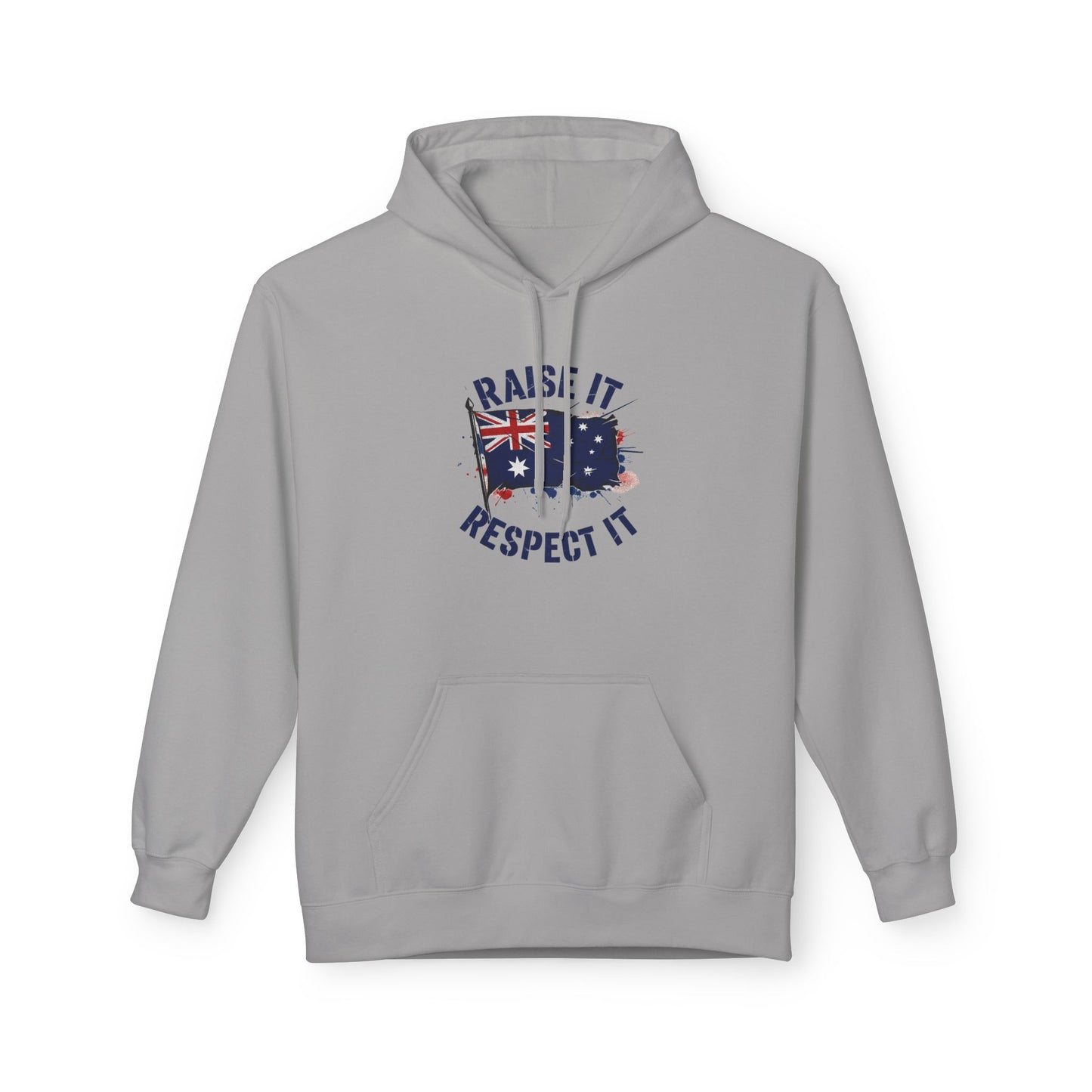 Unisex Raise It Respect It Australian Flag Hoodie