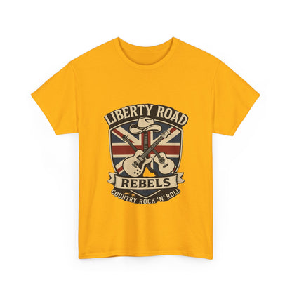 Liberty Road Rebels Britannia Rock 'n' Roll Rebels Tee Unisex Heavy Cotton T-Shirt