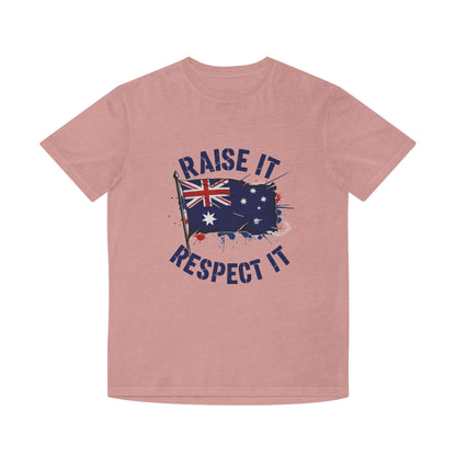 Raise It Respect It Australian Pride Unisex Faded T-Shirt