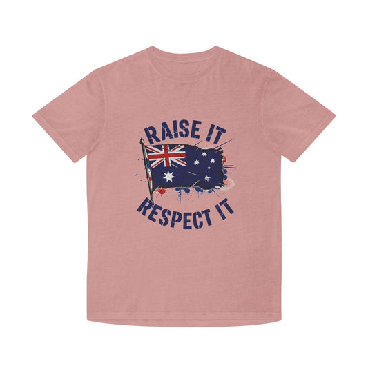 Raise It Respect It Australian Pride Unisex Faded T-Shirt