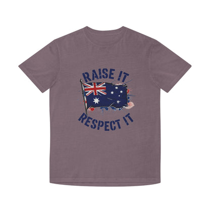 Raise It Respect It Australian Pride Unisex Faded T-Shirt