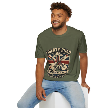 Liberty Road Rebels Britannia T-Shirt  Unisex Softstyle Tee