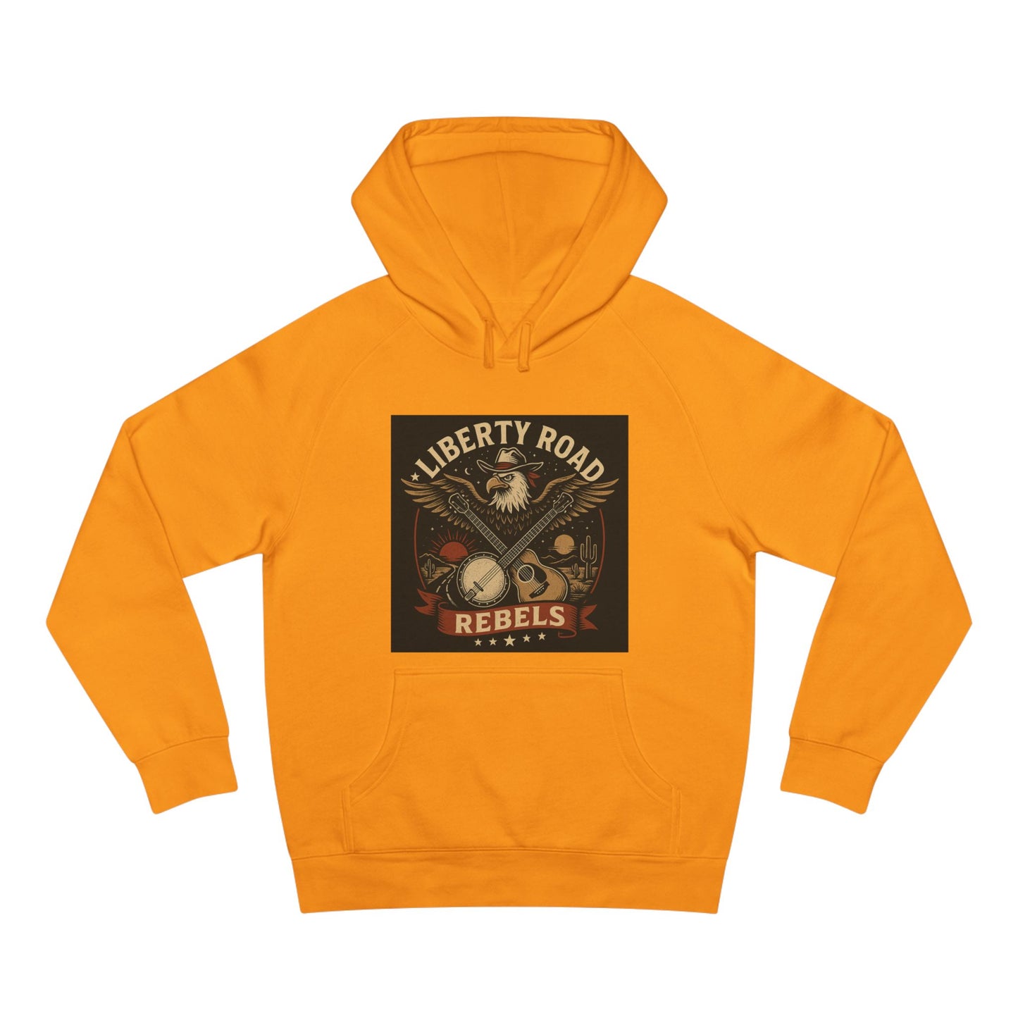 Liberty Road Rebels Vintage Americana Style Hoodie Unisex Sweatshirt