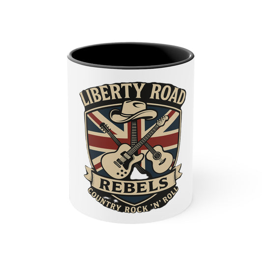 Liberty Road Rebels Britannia Country Rock 'n' Roll Coffee Mug