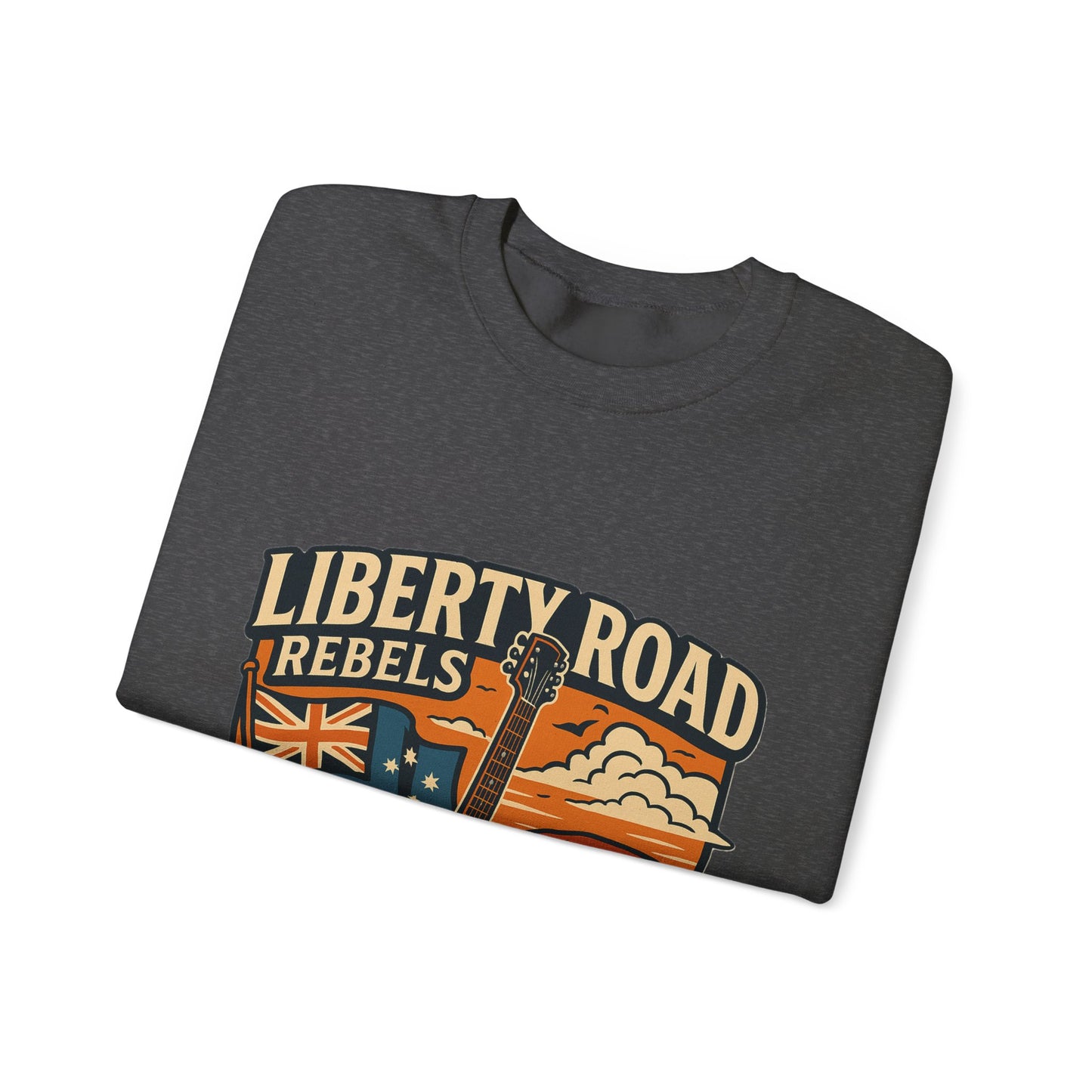 Liberty Road Rebels Australiana Cozy Crewneck Sweatshirt