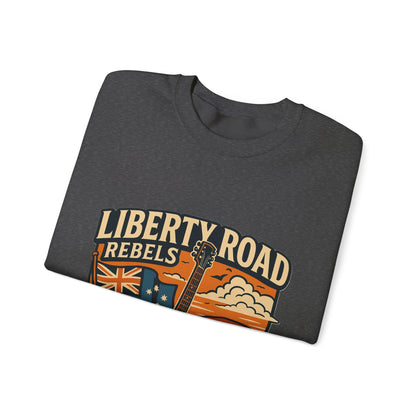Liberty Road Rebels Australiana Cozy Crewneck Sweatshirt