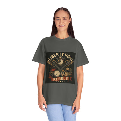 Liberty Road Rebels Vintage Americana Style Tee T-Shirt