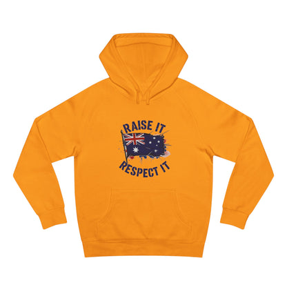 Raise It Respect It Australian Pride Hoodie