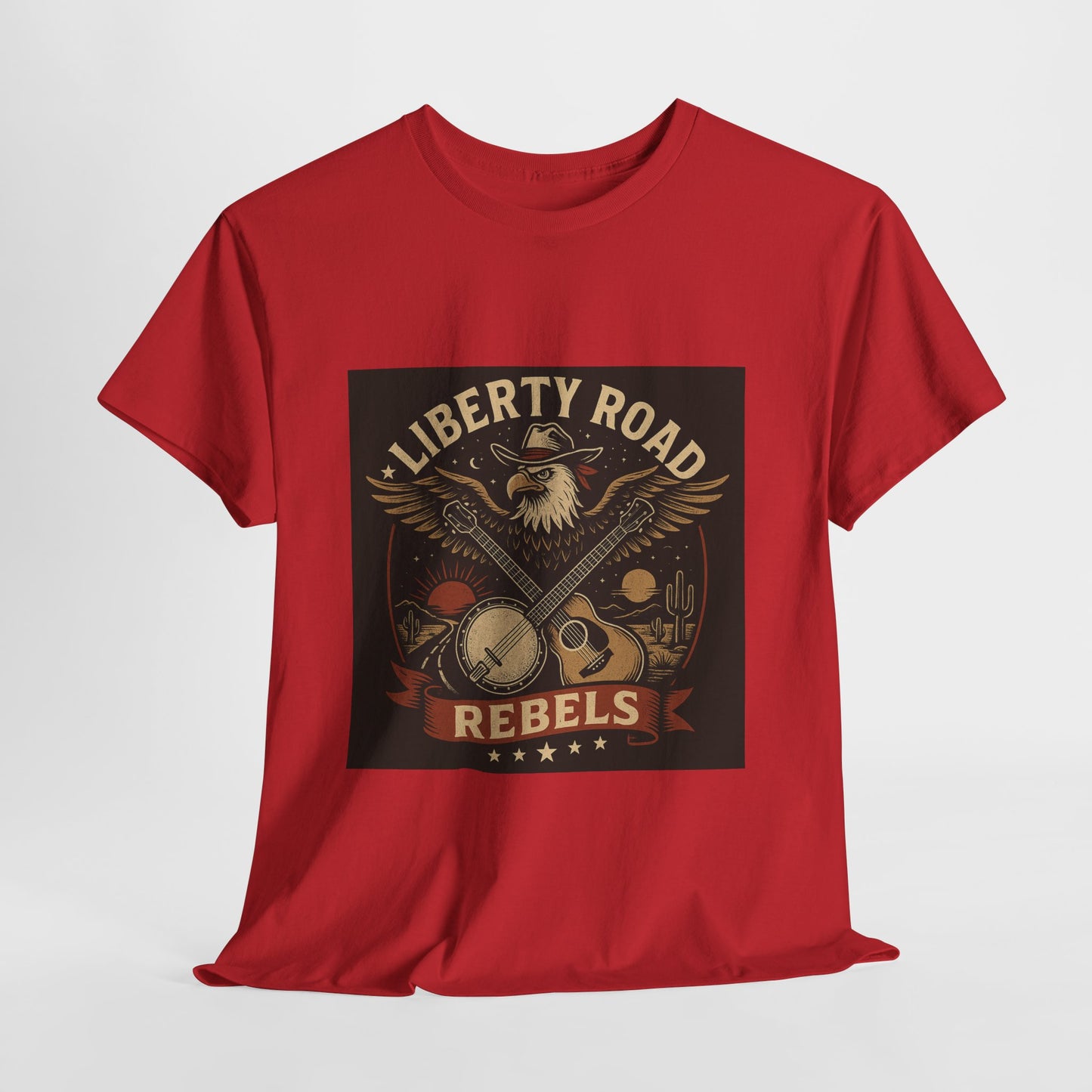 Liberty Road Rebels Vintage Americana Style Tee Unisex T-Shirt