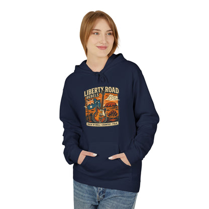 Liberty Road Rebels Vintage-Inspired Australiana Hoodie Cozy Sweatshirt