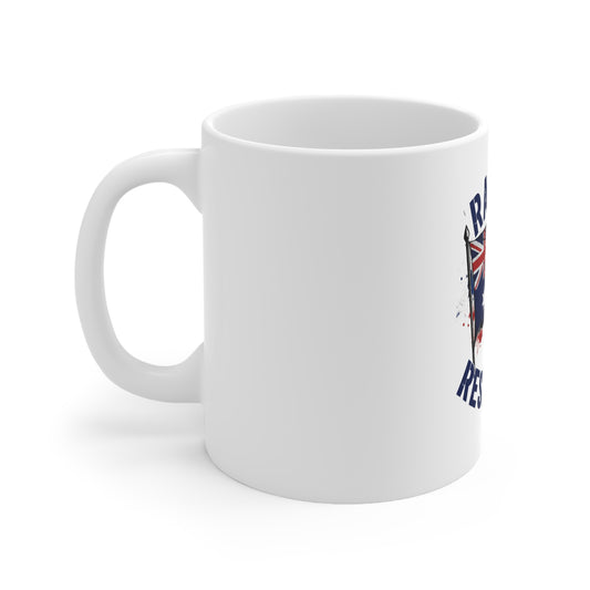 Raise It Respect It Australian Flag Ceramic Coffee Mug