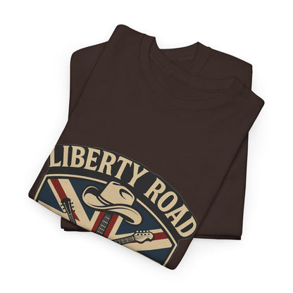 Liberty Road Rebels Britannia Rock 'n' Roll Rebels Tee Unisex Heavy Cotton T-Shirt