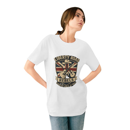 Liberty Road Rebels Britannia Country Rock 'n' Roll Rebels T-Shirt Vintage Tee