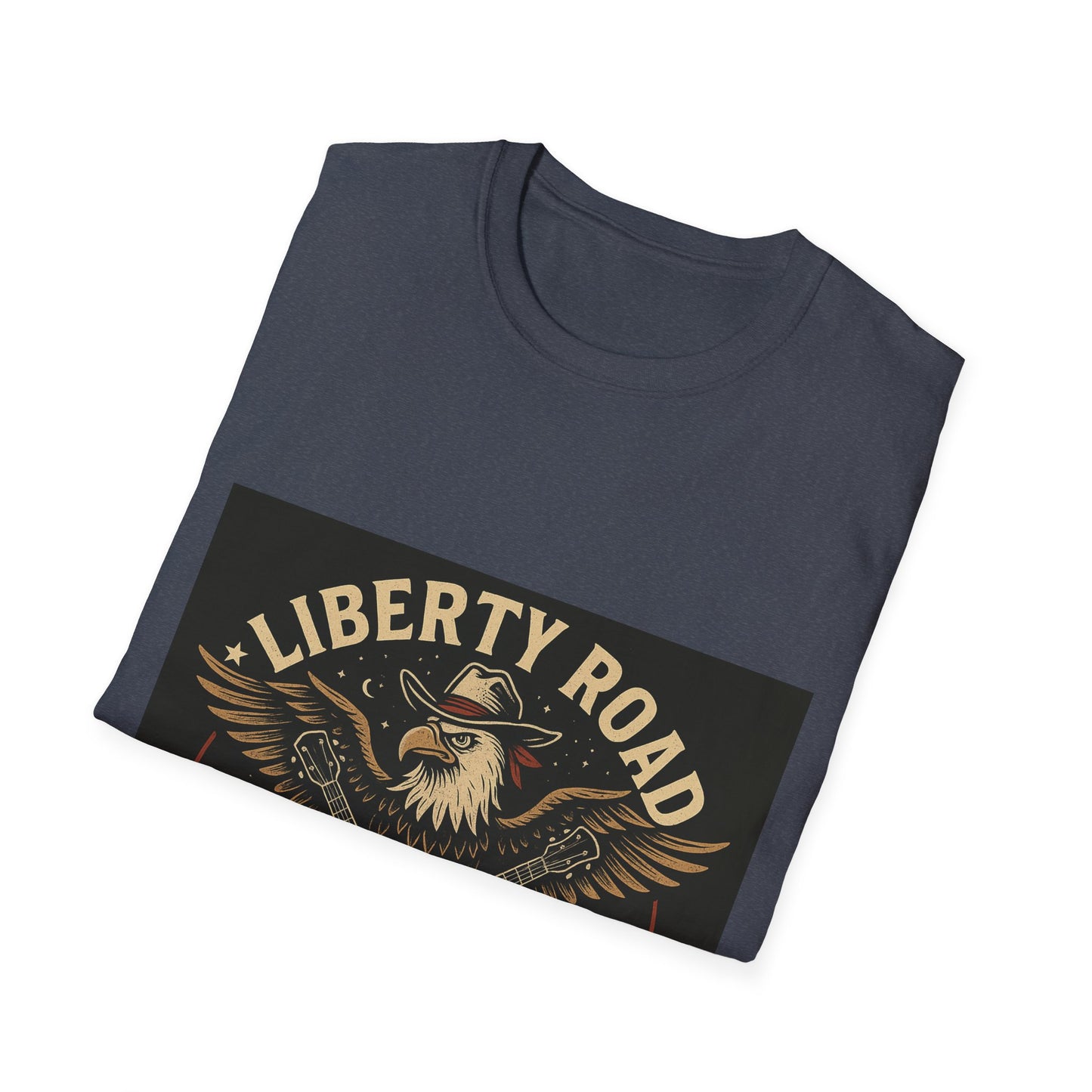 Liberty Road Rebels Vintage Americana Style T-Shirt