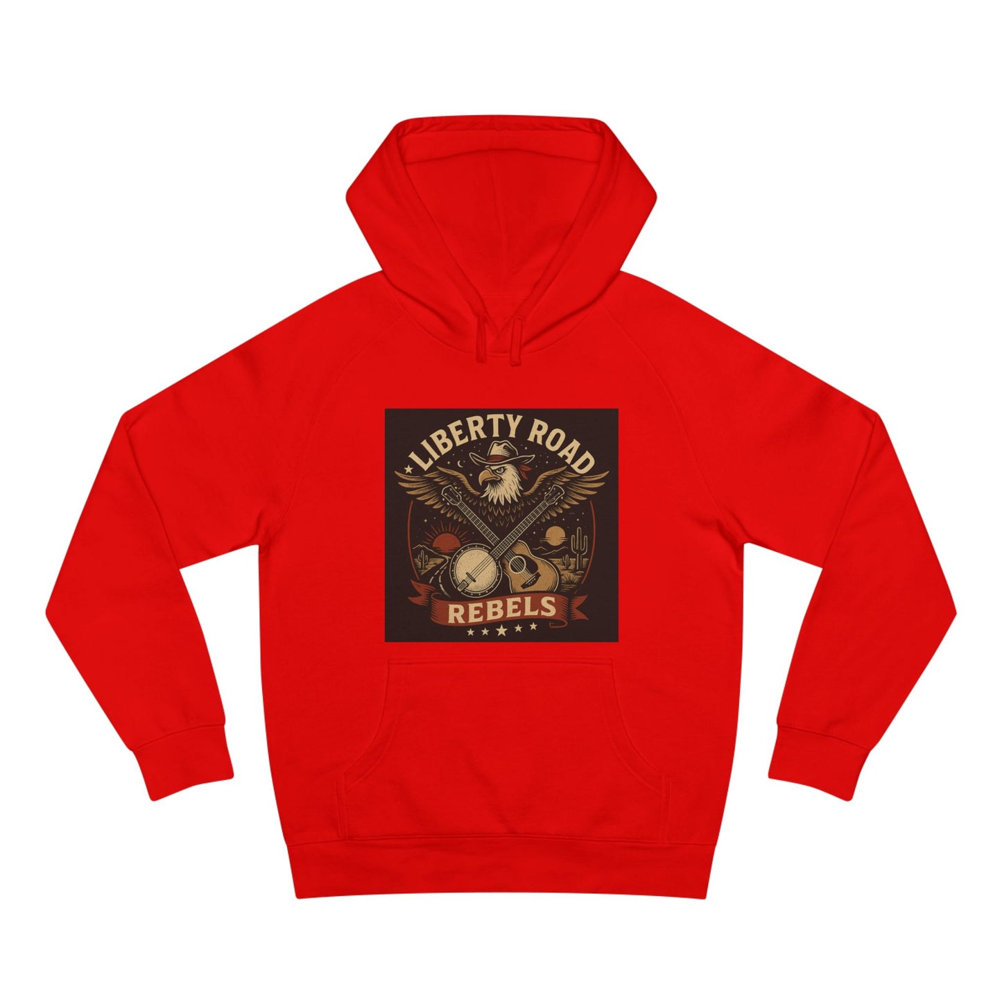 Liberty Road Rebels Vintage Americana Style Hoodie Unisex Sweatshirt