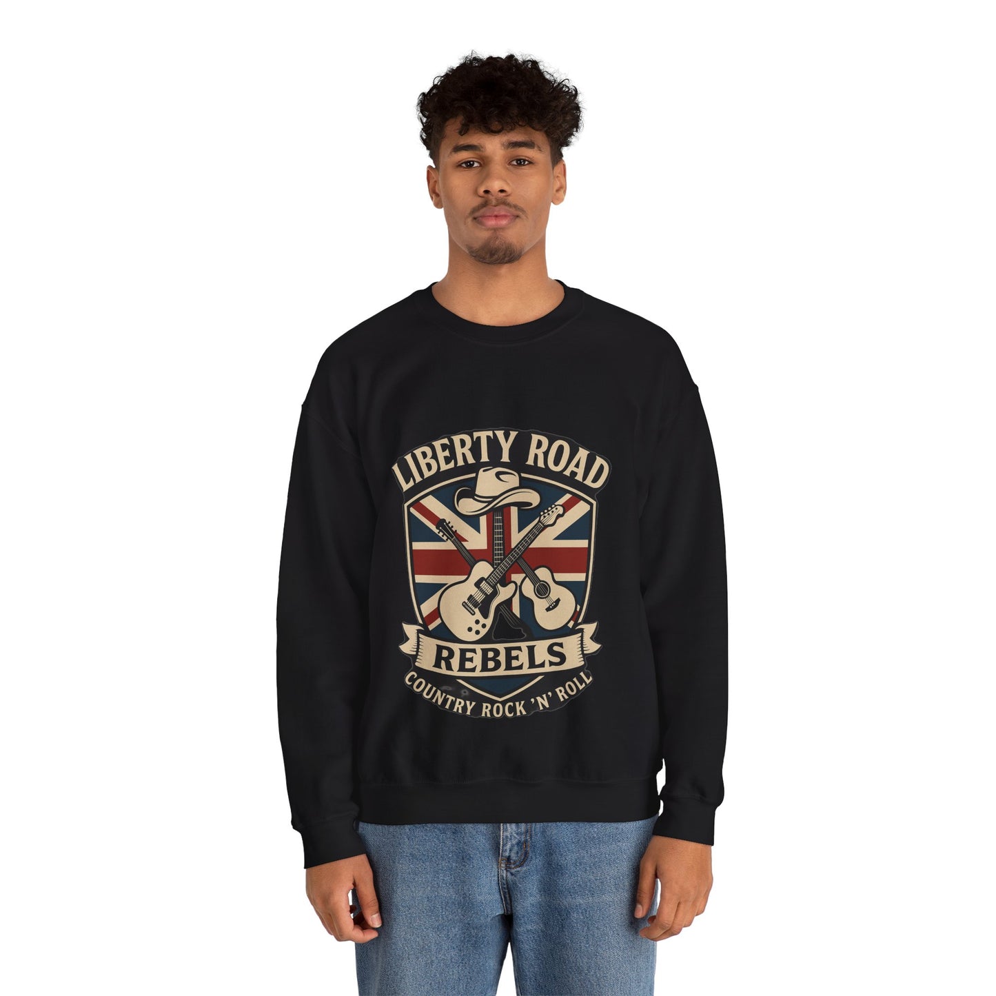 Liberty Road Rebels Britannia Sweatshirt Unisex Crewneck Longsleeve T-Shirt