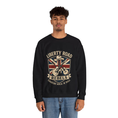 Liberty Road Rebels Britannia Sweatshirt Unisex Crewneck Longsleeve T-Shirt