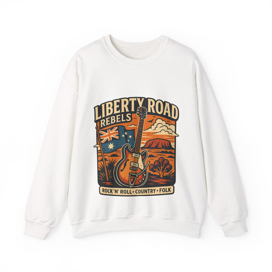 Liberty Road Rebels Australiana Cozy Crewneck Sweatshirt