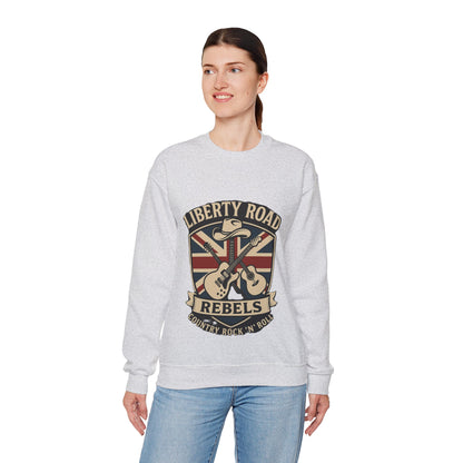 Liberty Road Rebels Britannia Sweatshirt Unisex Crewneck Longsleeve T-Shirt