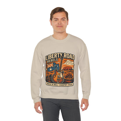 Liberty Road Rebels Australiana Cozy Crewneck Sweatshirt