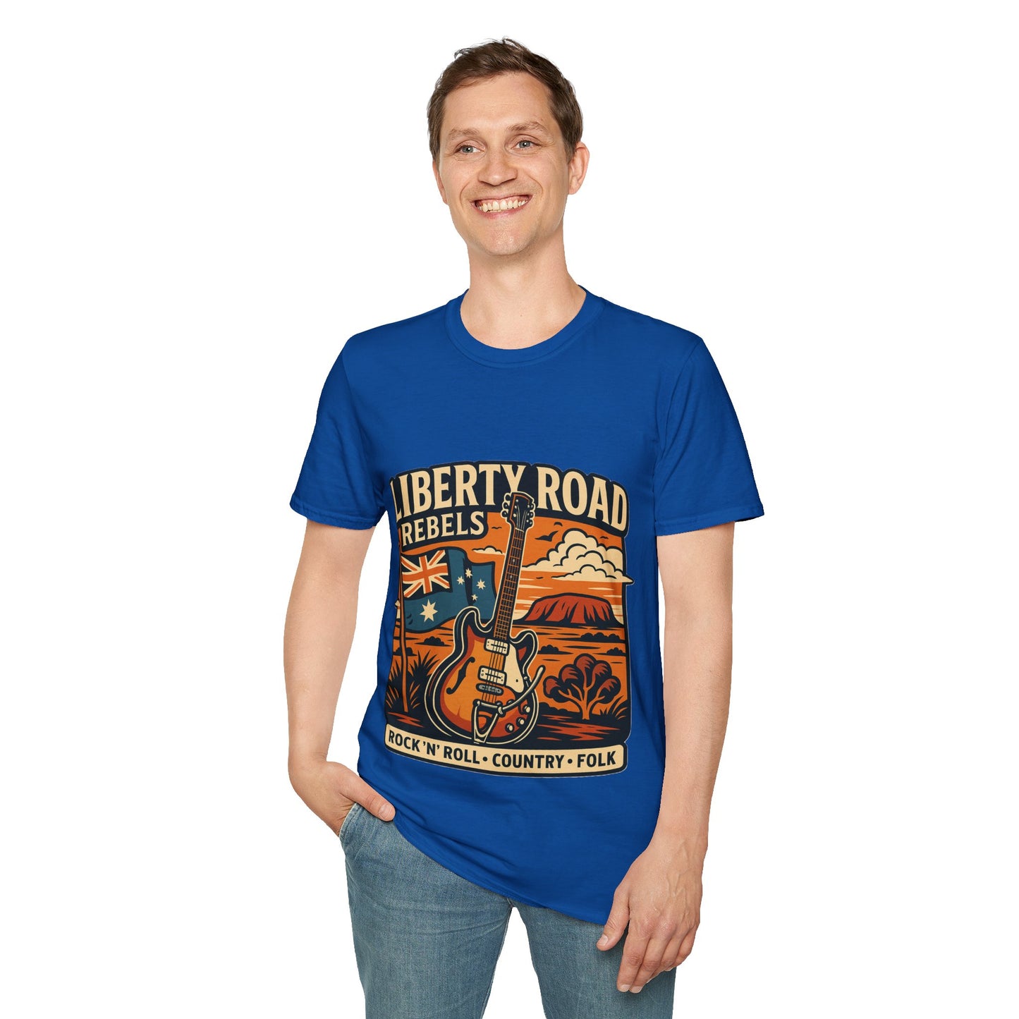 Liberty Road Rebels Australiana T-Shirt Unisex Graphic Tee