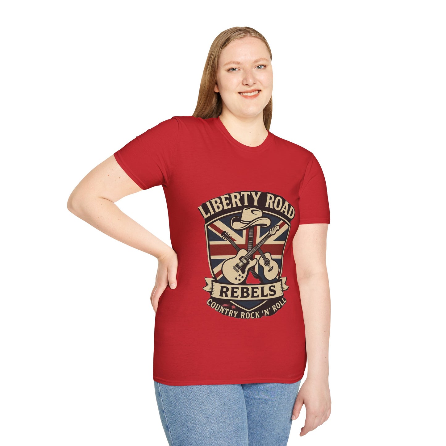 Liberty Road Rebels Britannia T-Shirt  Unisex Softstyle Tee