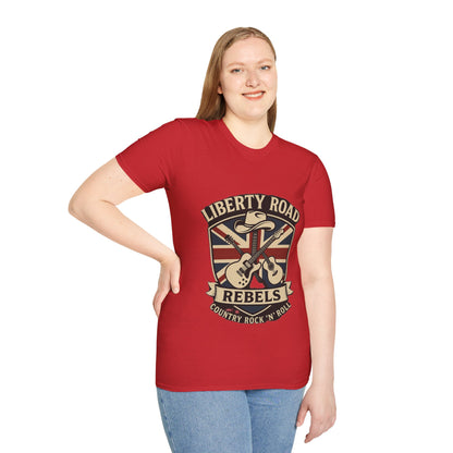 Liberty Road Rebels Britannia T-Shirt  Unisex Softstyle Tee