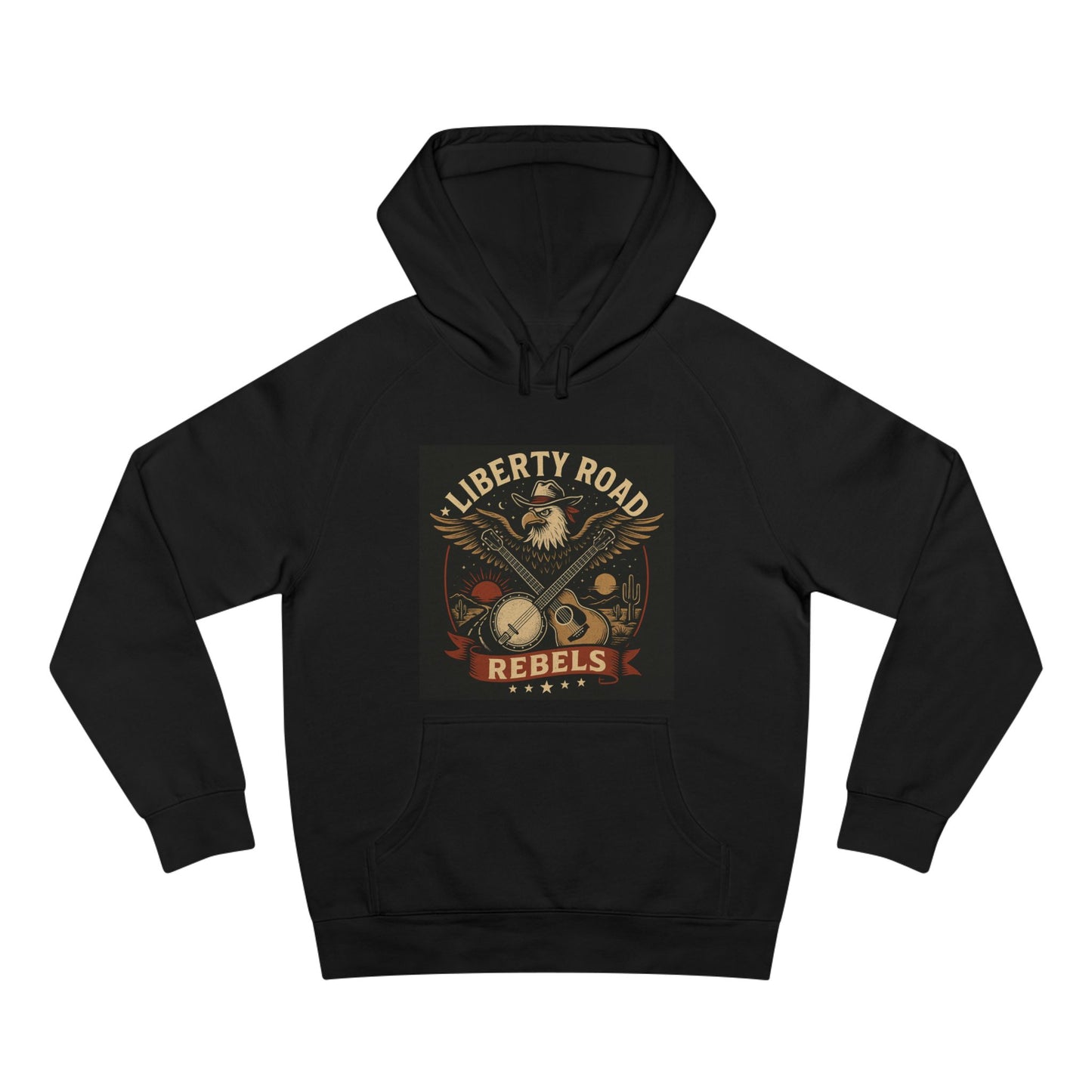 Liberty Road Rebels Vintage Americana Style Hoodie Unisex Sweatshirt